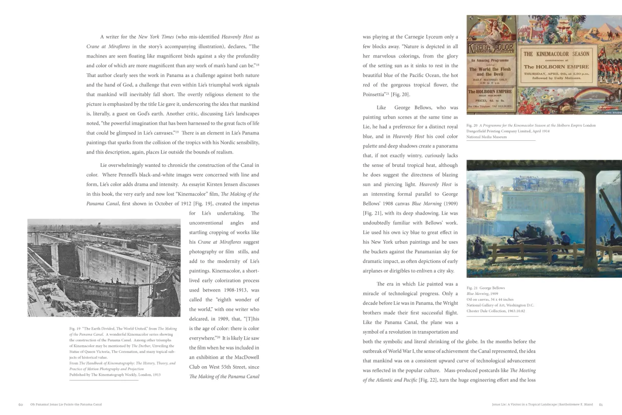 OH PANAMA! Jonas Lie Paints the Panama Canal exhibition catalogue, pages 60–61