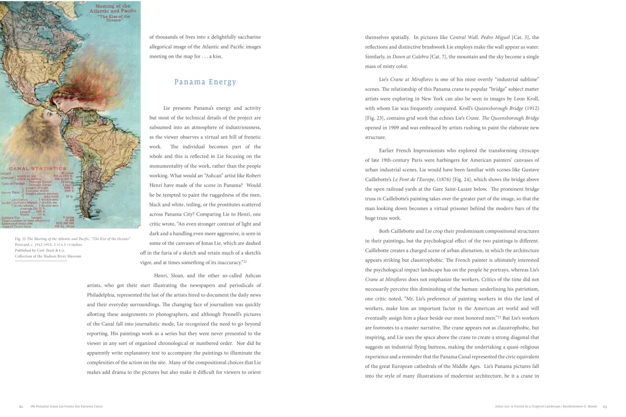 OH PANAMA! Jonas Lie Paints the Panama Canal exhibition catalogue, pages 62–63