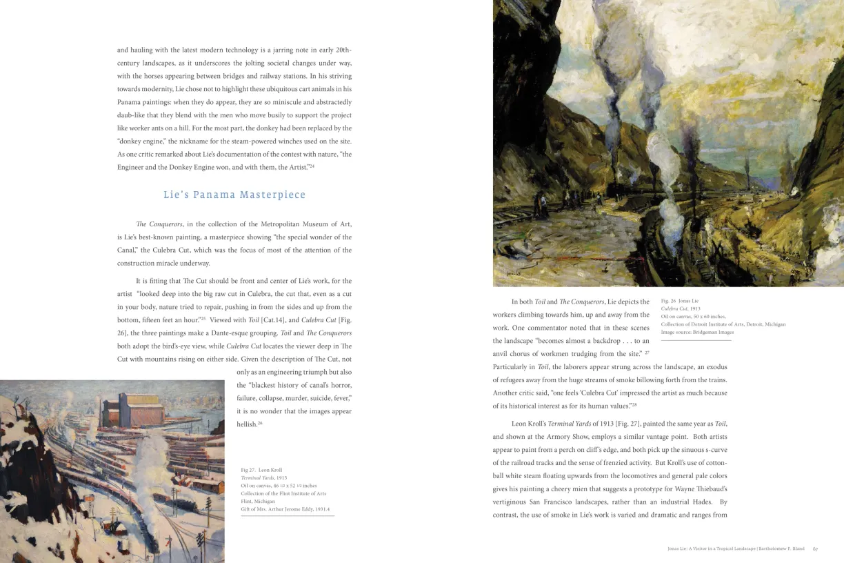 OH PANAMA! Jonas Lie Paints the Panama Canal exhibition catalogue, pages 66–67