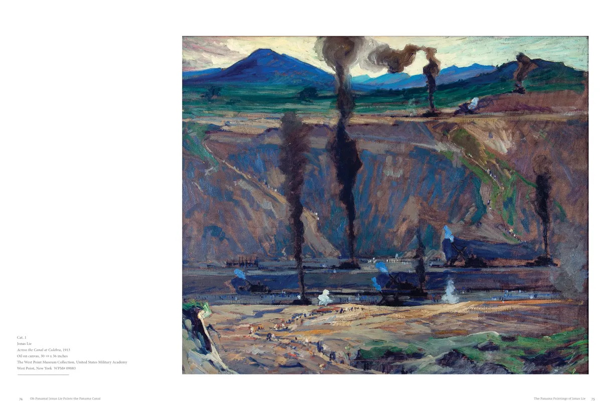 OH PANAMA! Jonas Lie Paints the Panama Canal exhibition catalogue, pages 74–75