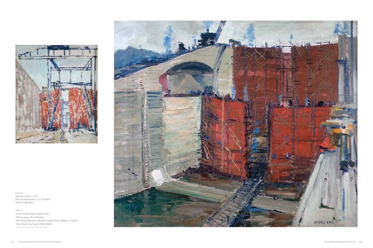 OH PANAMA! Jonas Lie Paints the Panama Canal exhibition catalogue, pages 94–95