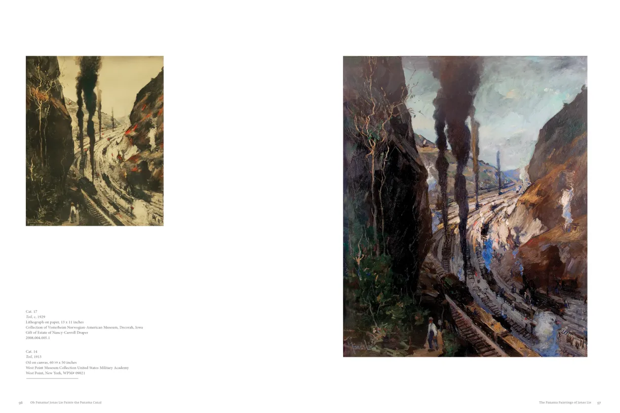 OH PANAMA! Jonas Lie Paints the Panama Canal exhibition catalogue, pages 96–97