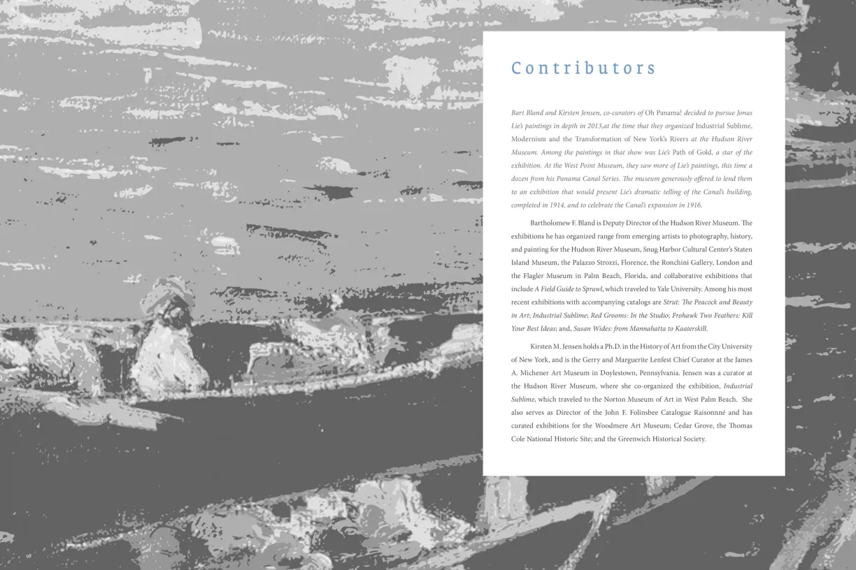 OH PANAMA! Jonas Lie Paints the Panama Canal exhibition catalogue, pages 98–99
