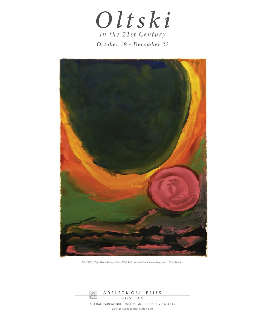 Full-page exhibition advertisement design in Artscope Magazine