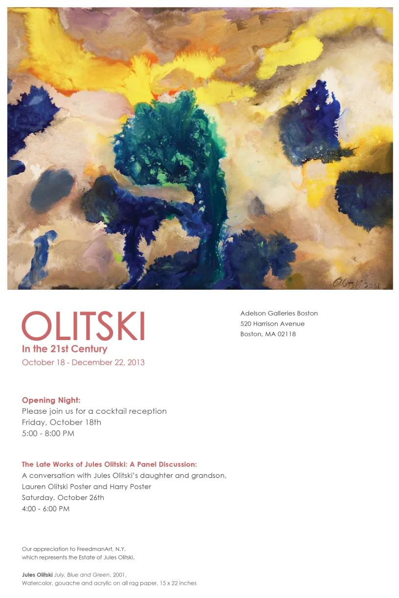 Printed exhibition postcard design