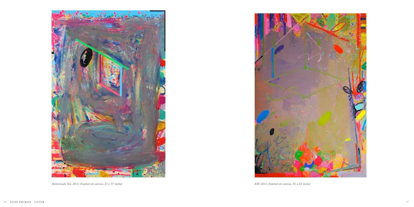 Peter Reginato: Fiction exhibition catalogue, pages 16–17