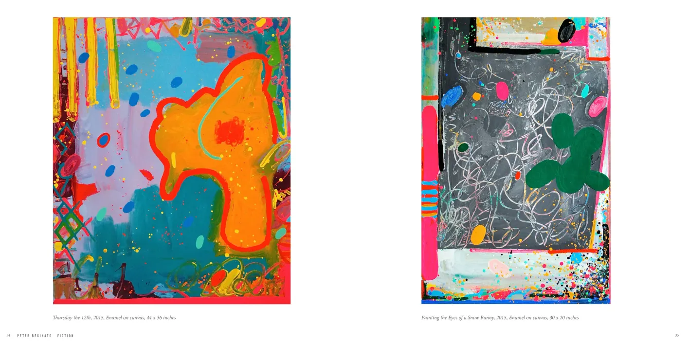 Peter Reginato: Fiction exhibition catalogue, pages 34–35
