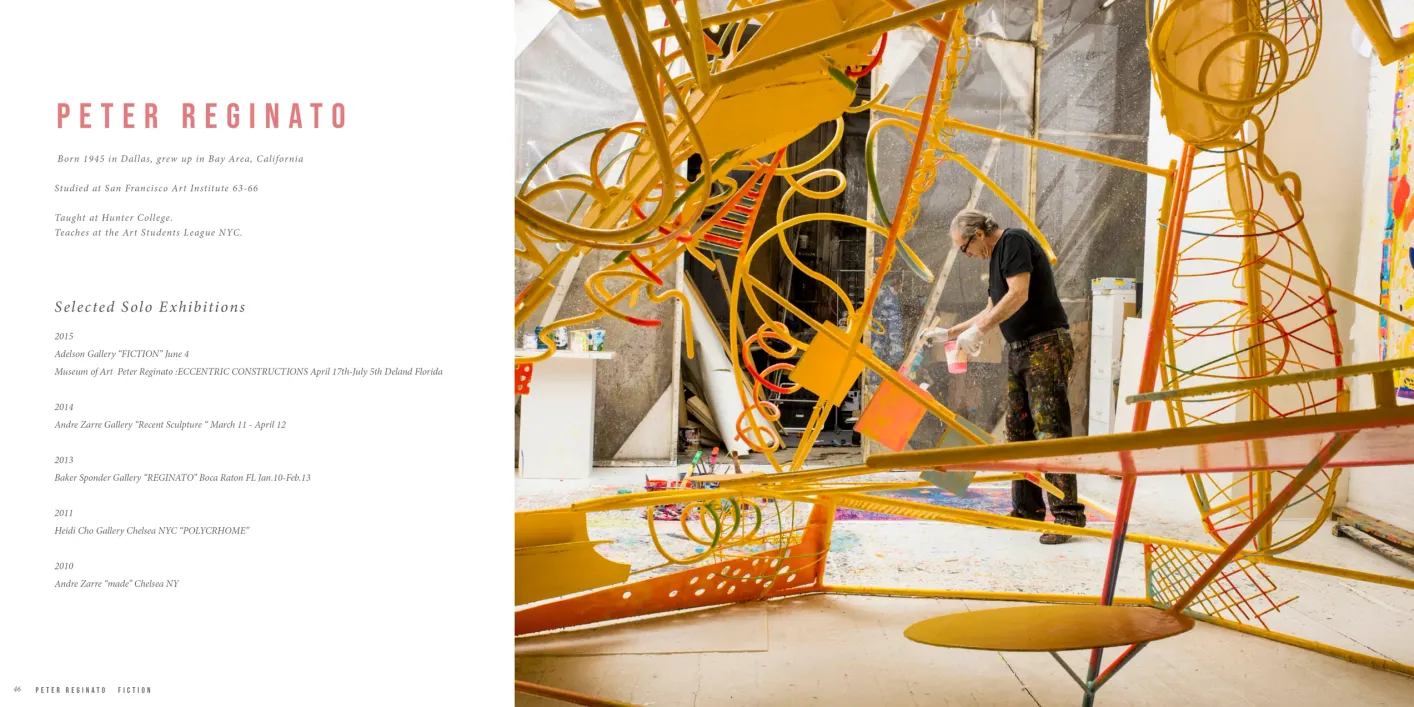 Peter Reginato: Fiction exhibition catalogue, pages 46–47