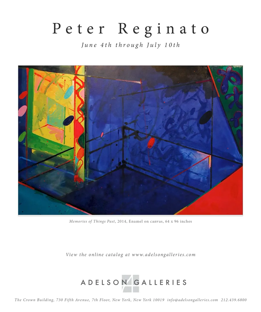 Full-page ad placed in art & antiques magazine