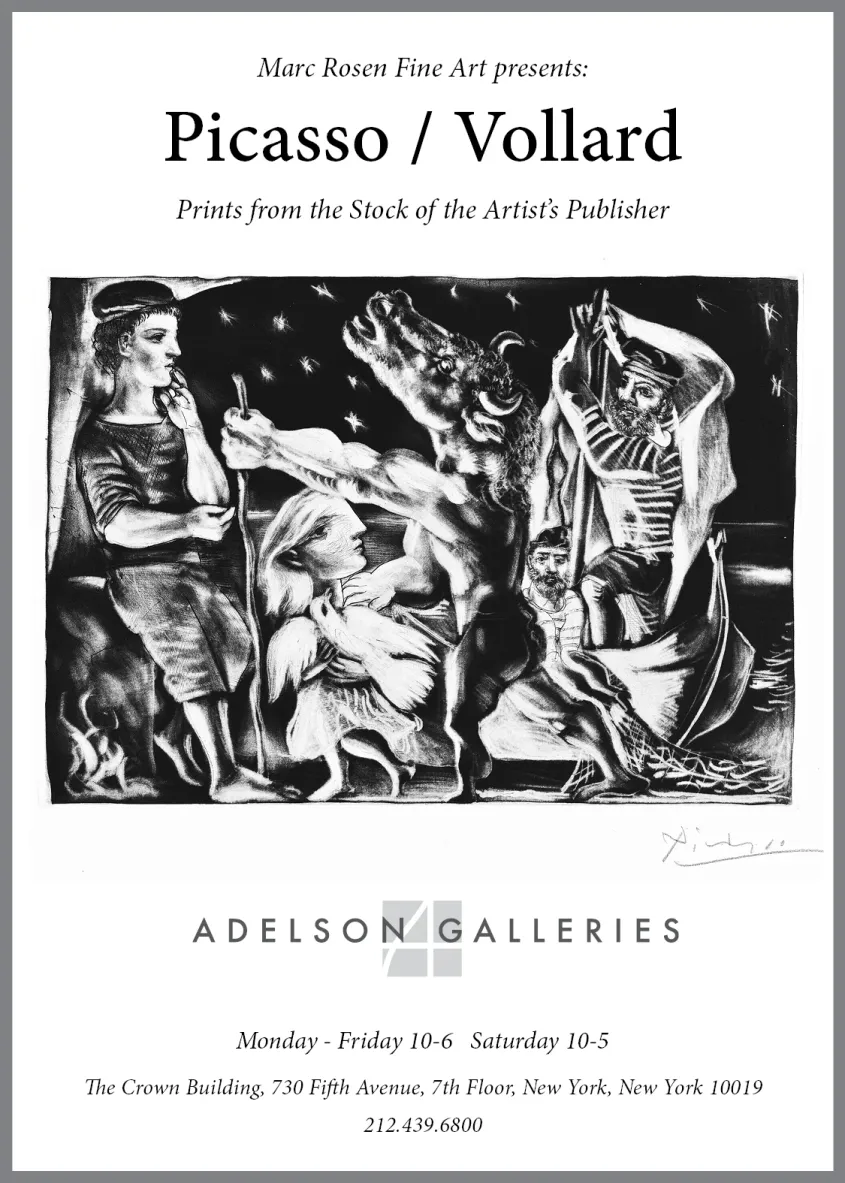 Picasso / Vollard New York Times Ad Campaign Week 1