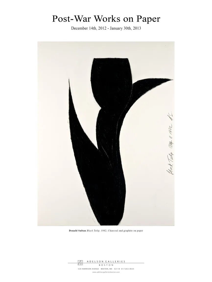 Full-page exhibition advertisement design