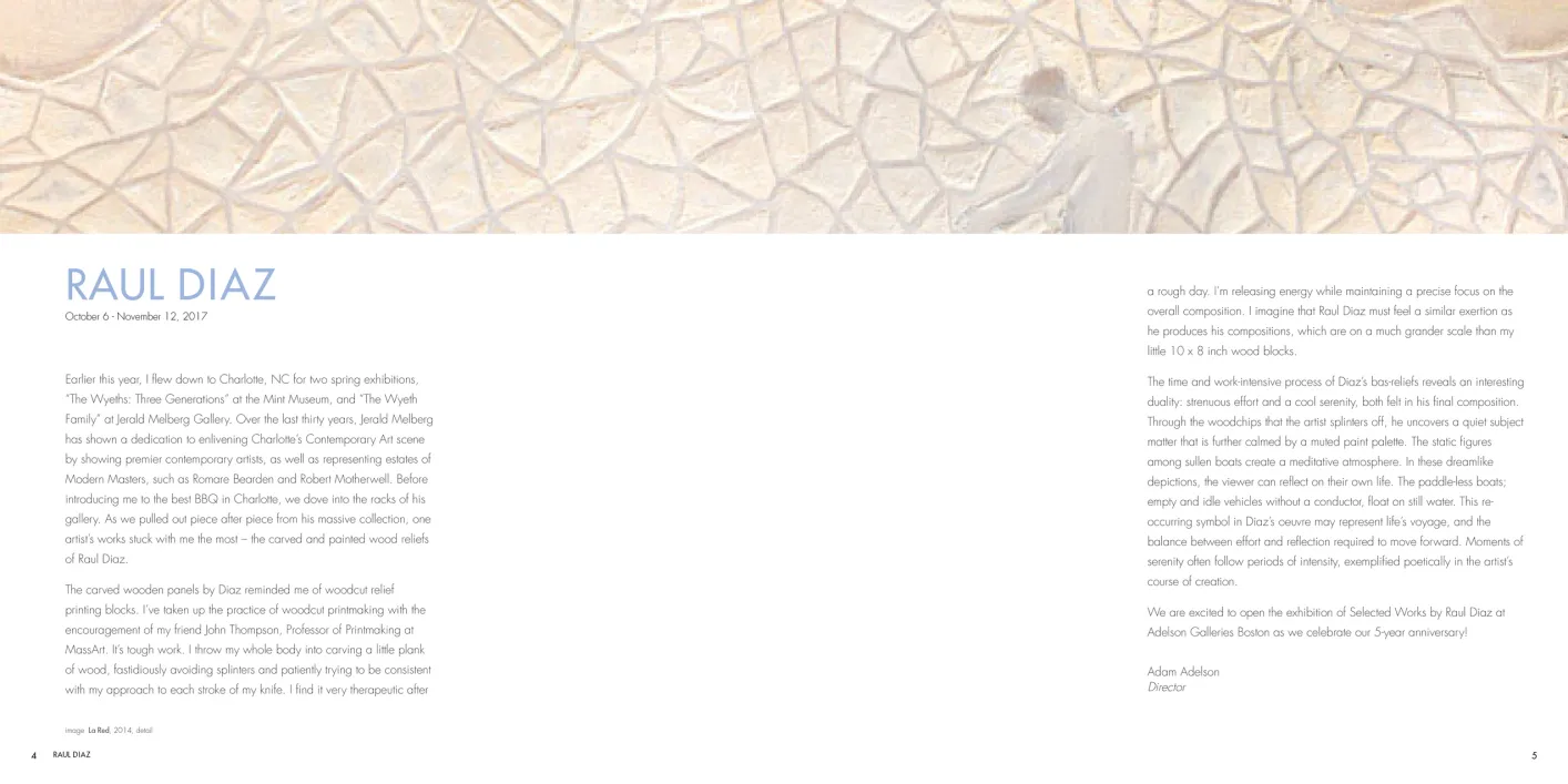 Exhibition catalogue pages 4-5