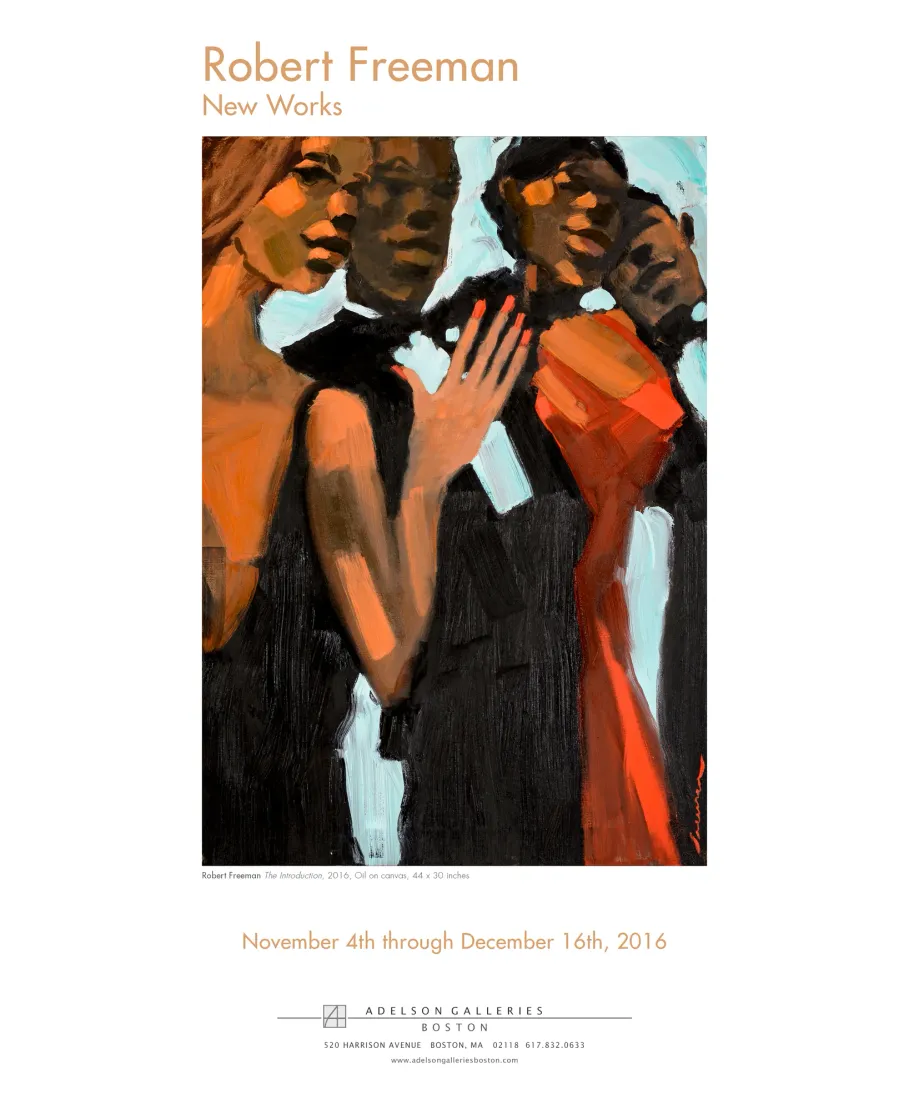 Full-page exhibition advertisement design