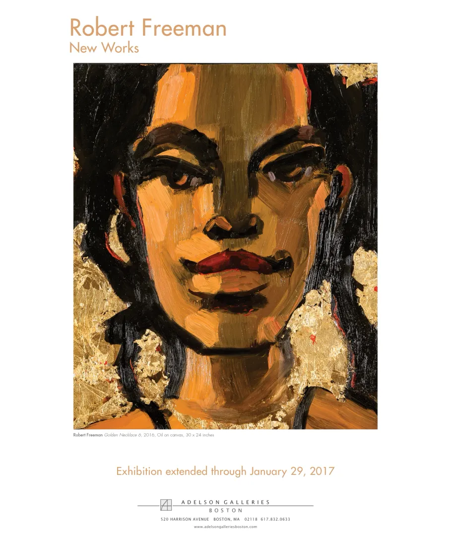 Full-page exhibition advertisement design