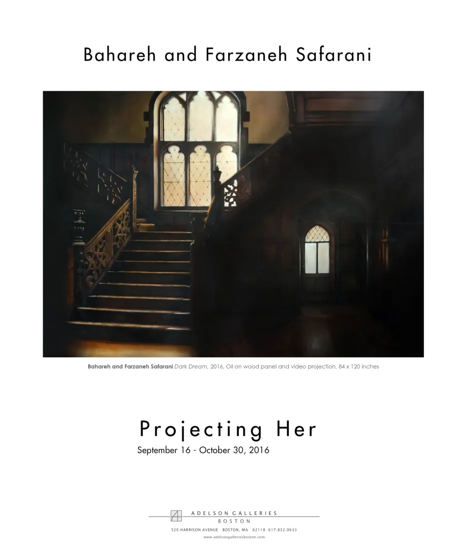 Full-page exhibition advertisement design