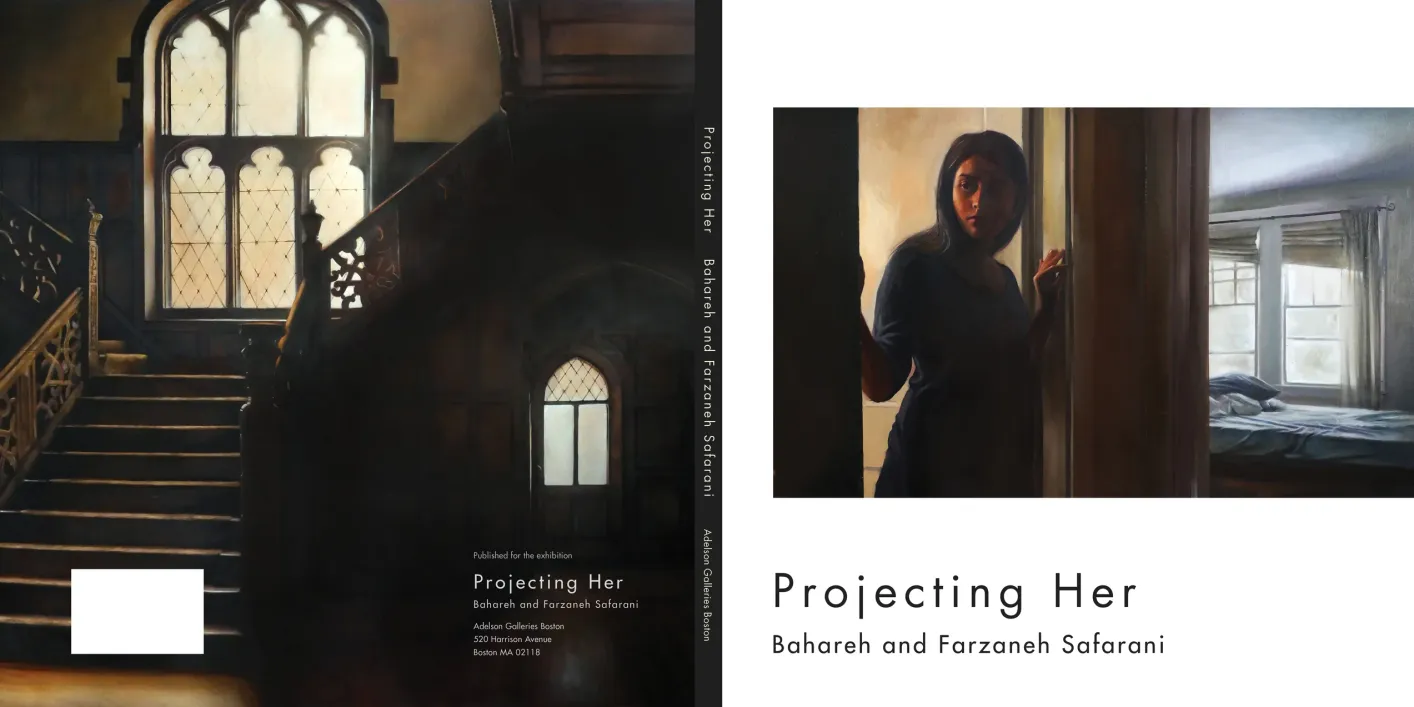 Exhibition catalogue cover spread