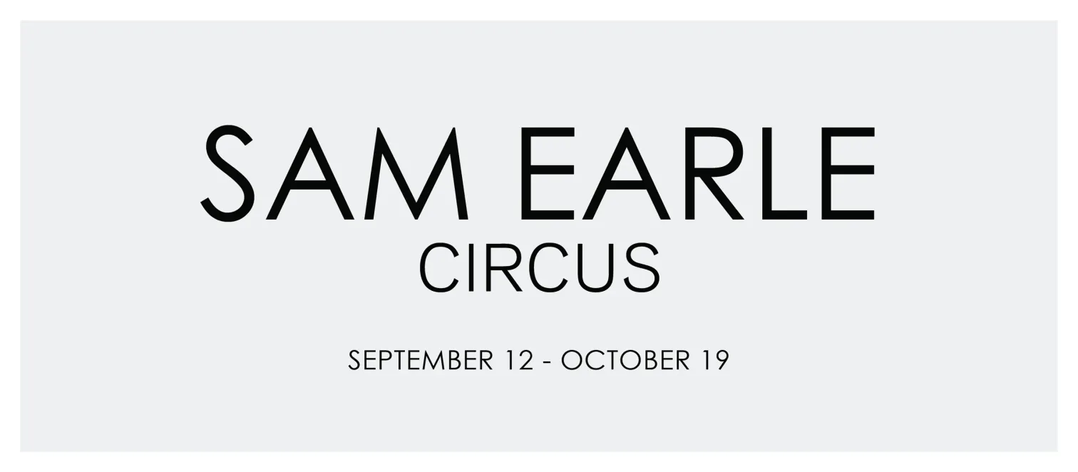 Exhibition title lettering