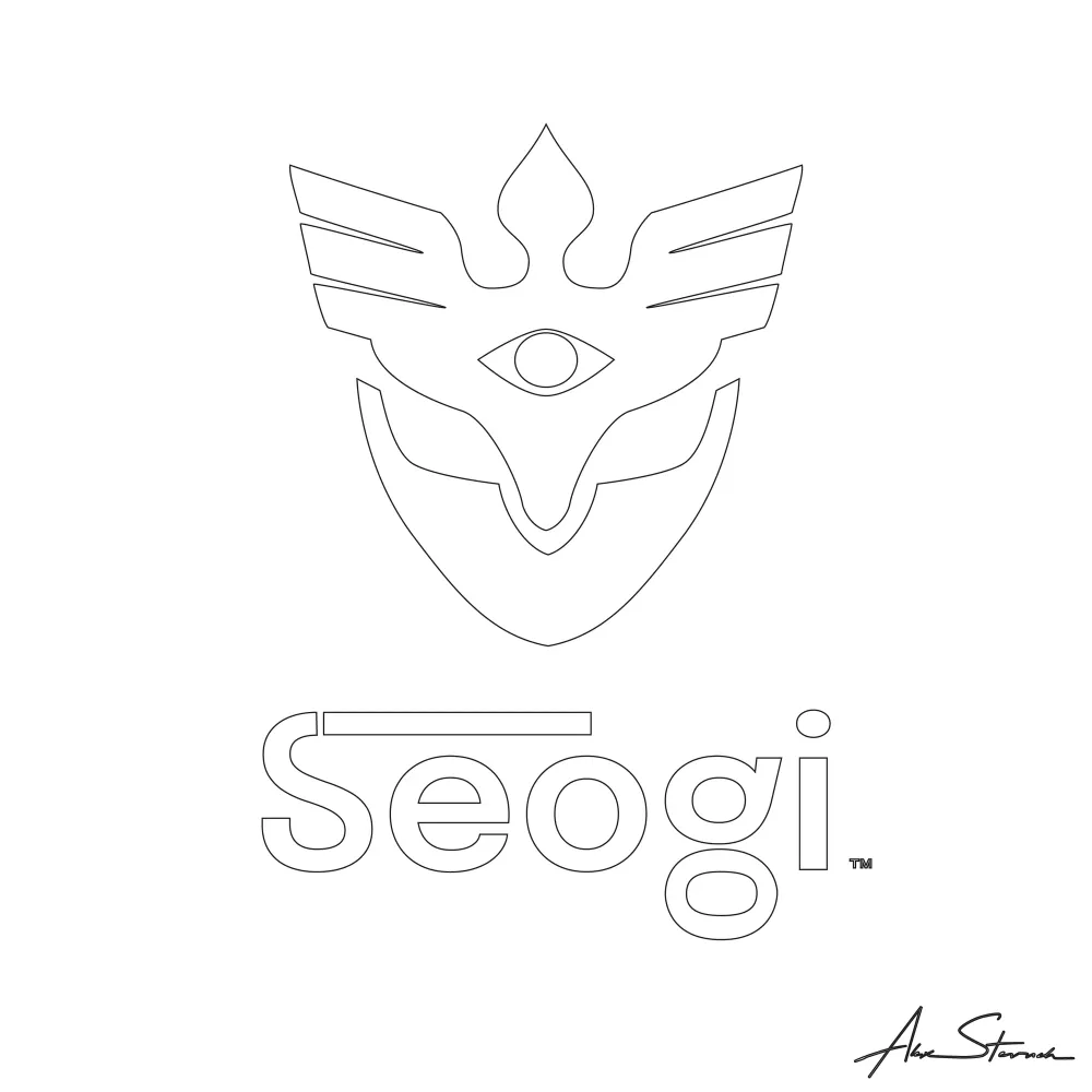 Seogi Illustrated Square Logo vector-line for comparison