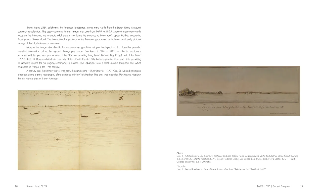 Staten Island SEEN exhibition catalogue, pages 18–19