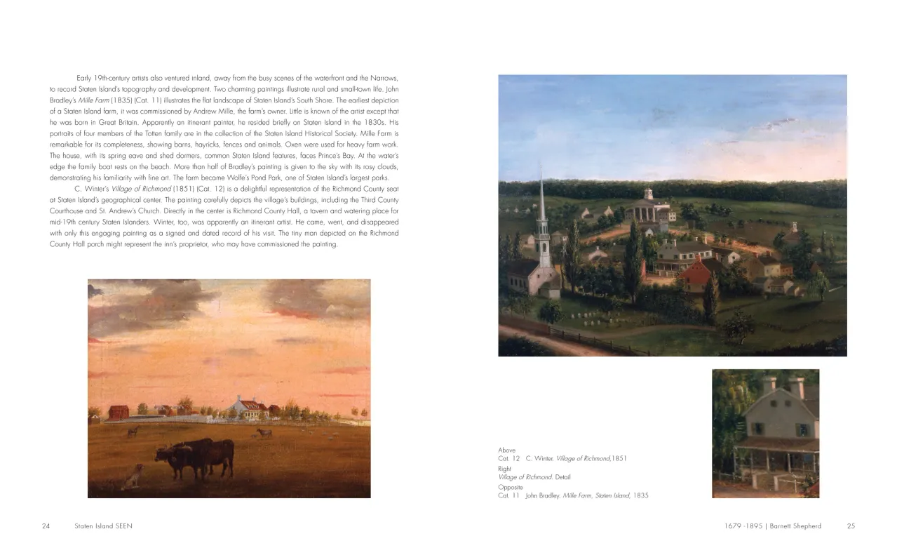 Staten Island SEEN exhibition catalogue, pages 24–25