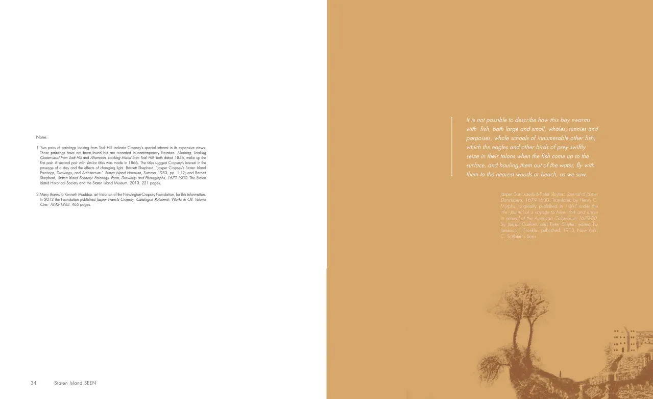 Staten Island SEEN exhibition catalogue, pages 34–35