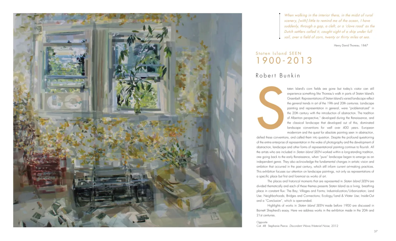Staten Island SEEN exhibition catalogue, pages 36–37