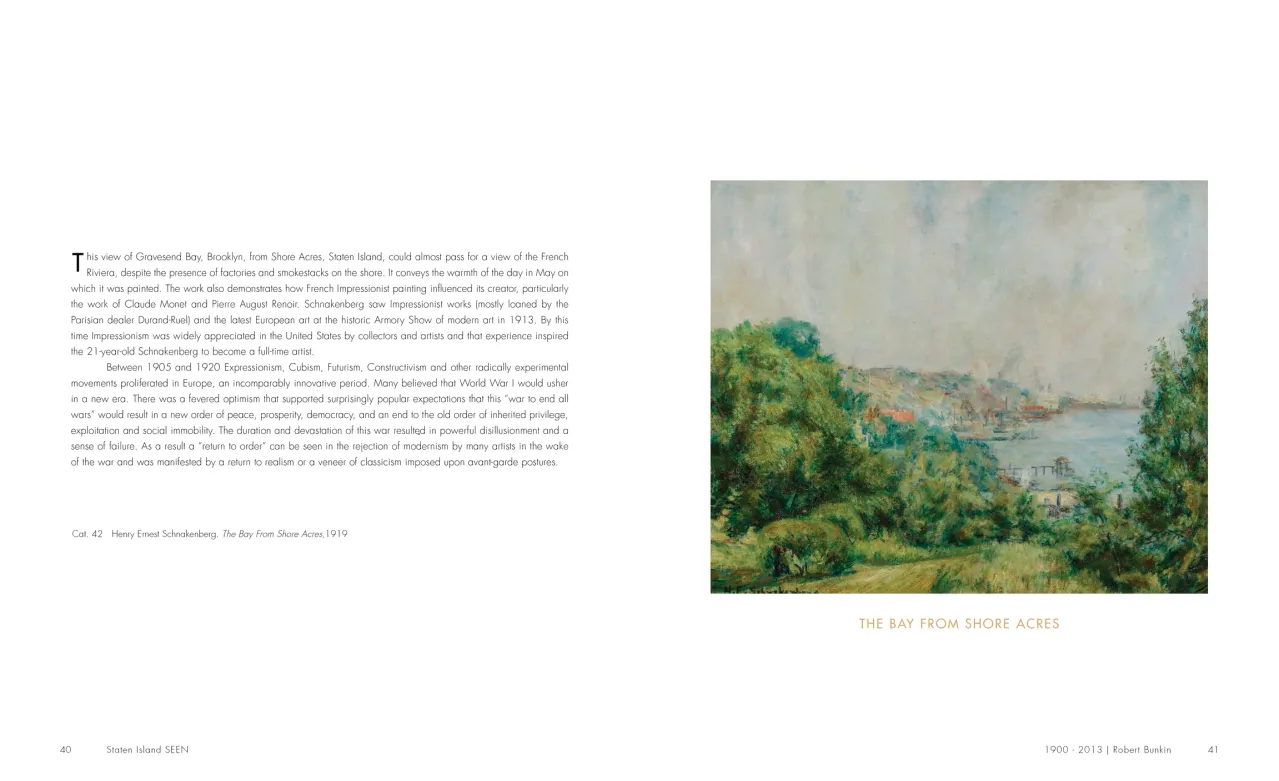 Staten Island SEEN exhibition catalogue, pages 40–41