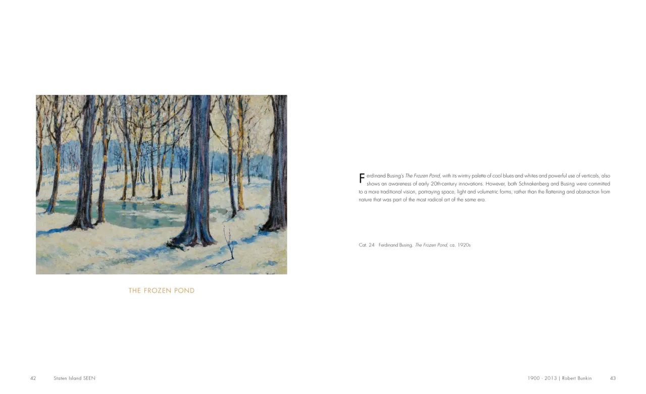 Staten Island SEEN exhibition catalogue, pages 42–43