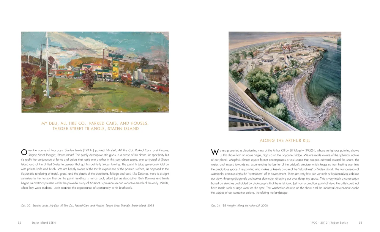 Staten Island SEEN exhibition catalogue, pages 52–53