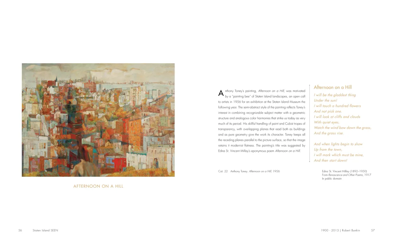 Staten Island SEEN exhibition catalogue, pages 56–57
