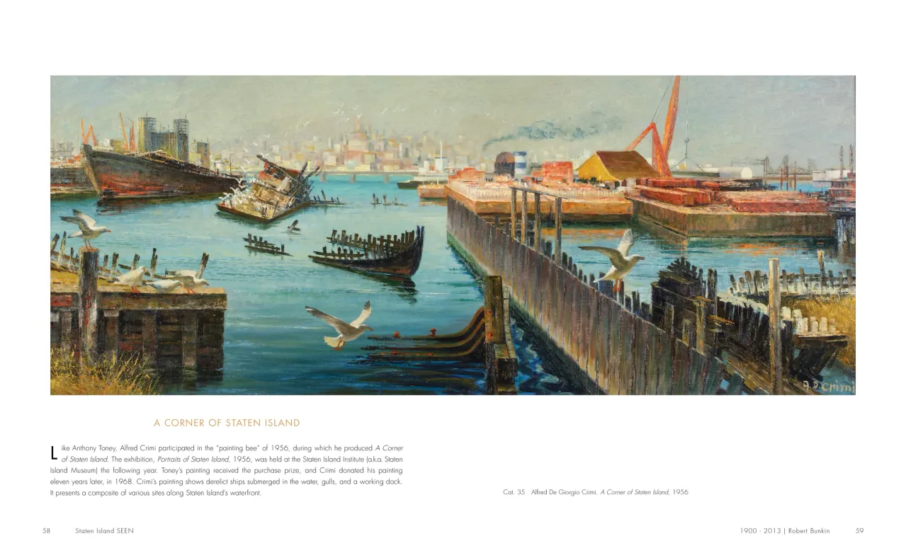 Staten Island SEEN exhibition catalogue, pages 58–59