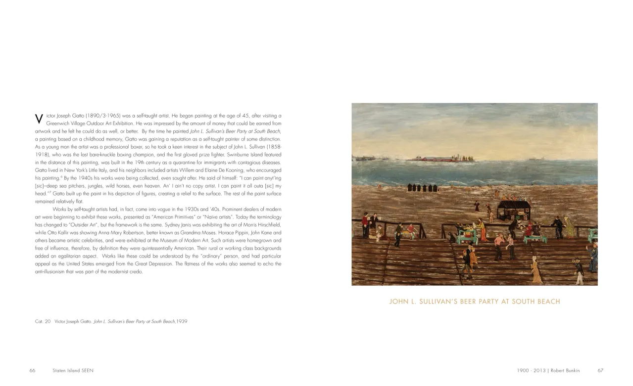 Staten Island SEEN exhibition catalogue, pages 66–67