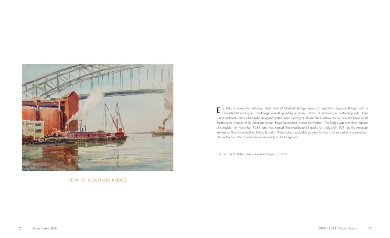 Staten Island SEEN exhibition catalogue, pages 72–73
