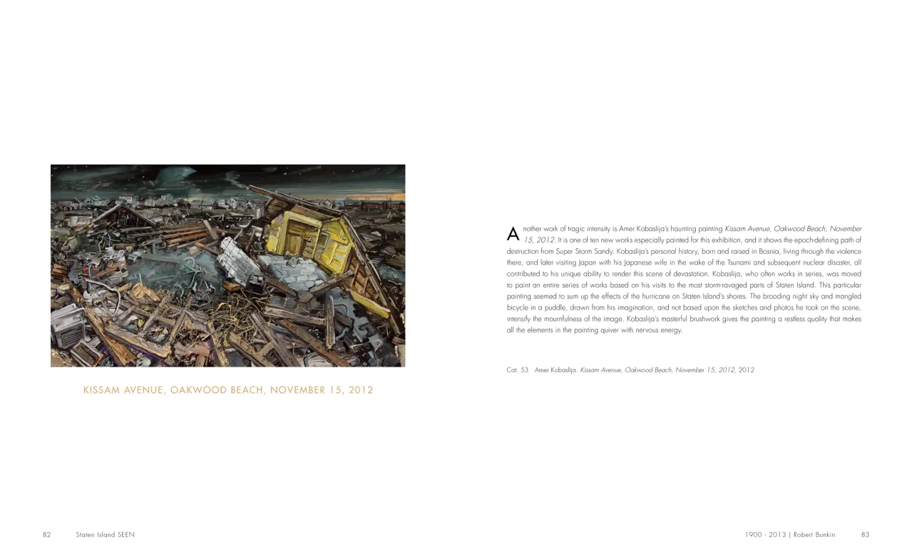 Staten Island SEEN exhibition catalogue, pages 82–83