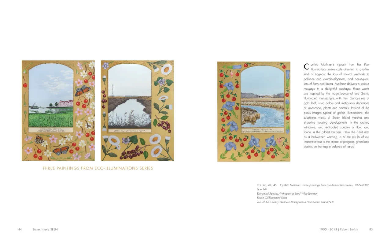 Staten Island SEEN exhibition catalogue, pages 84–85