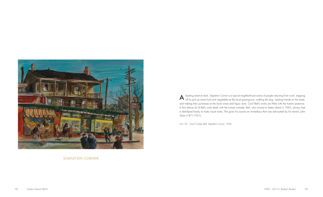 Staten Island SEEN exhibition catalogue, pages 92–93