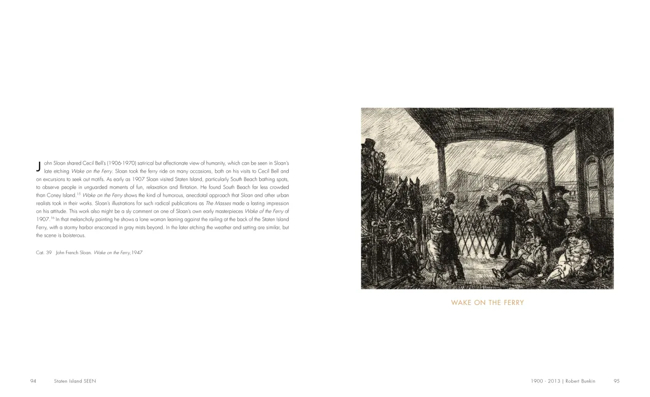 Staten Island SEEN exhibition catalogue, pages 94–95