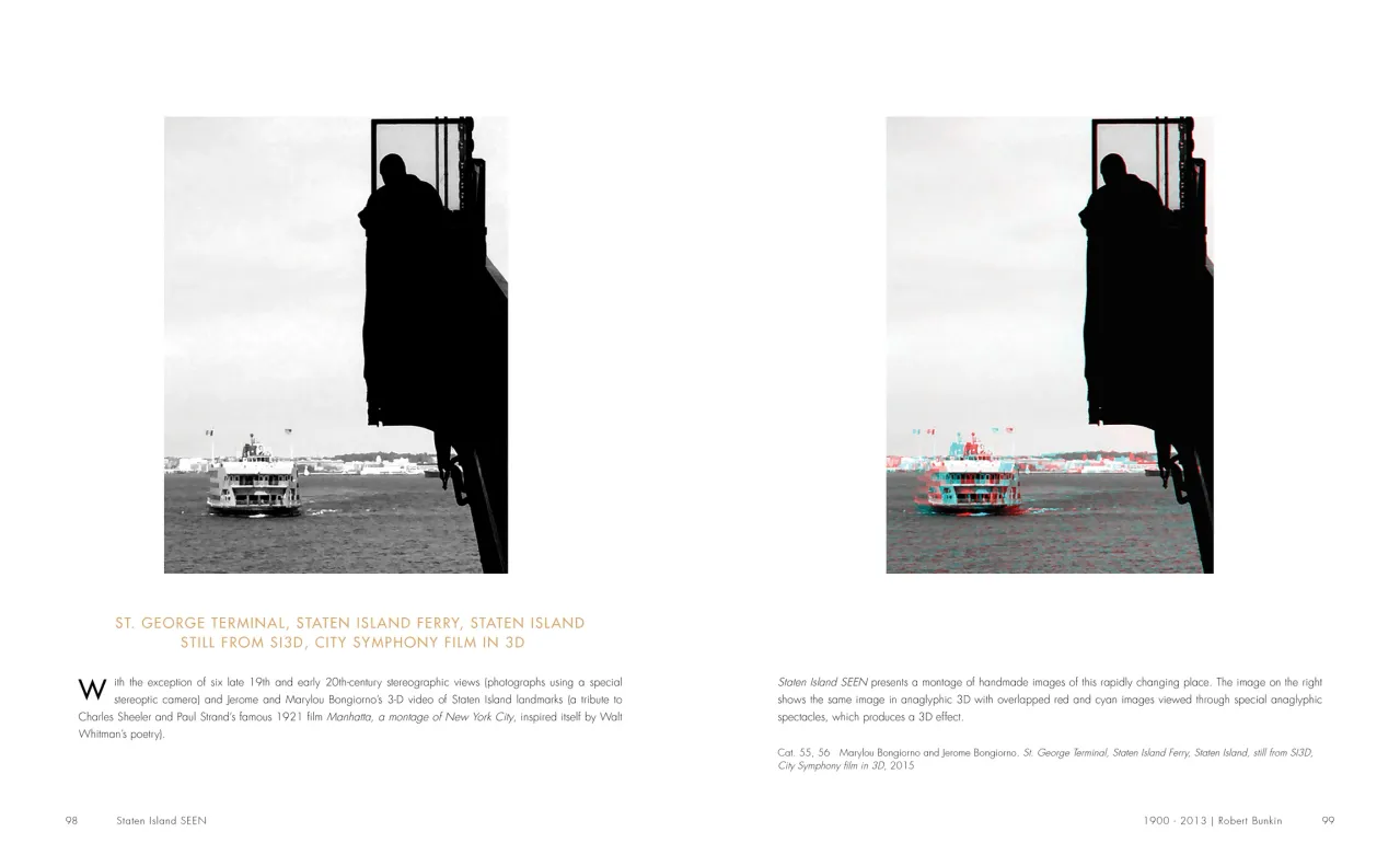 Staten Island SEEN exhibition catalogue, pages 98–99