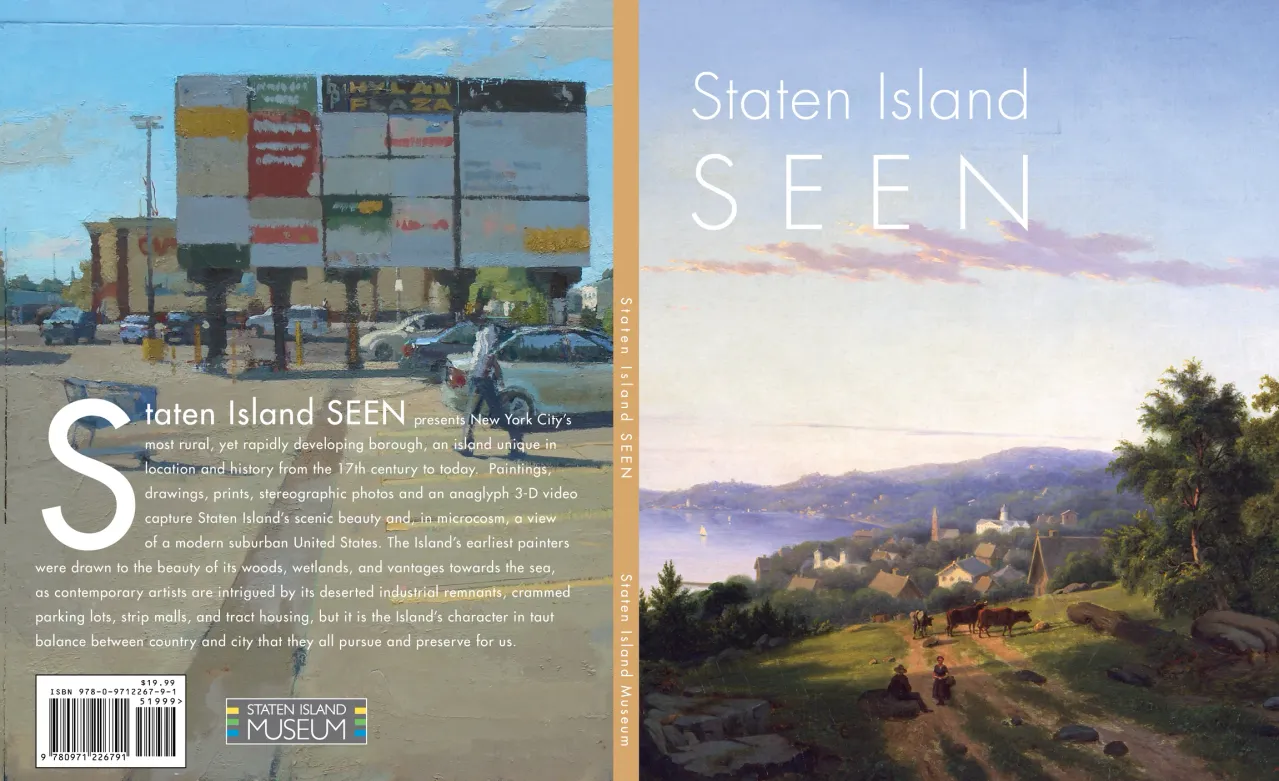 Exhibition catalogue cover spread