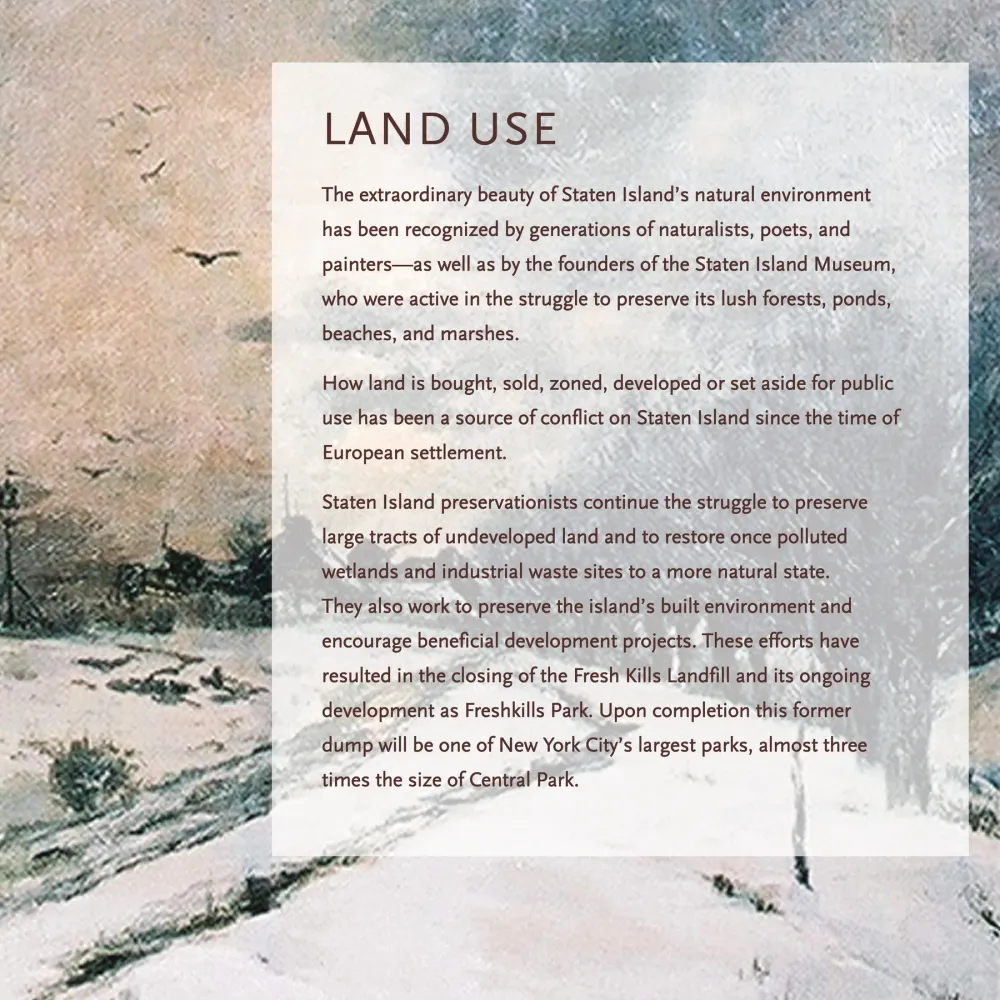 Theme wall panel design - Land Use