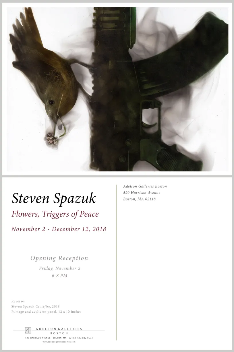 Printed exhibition postcard design