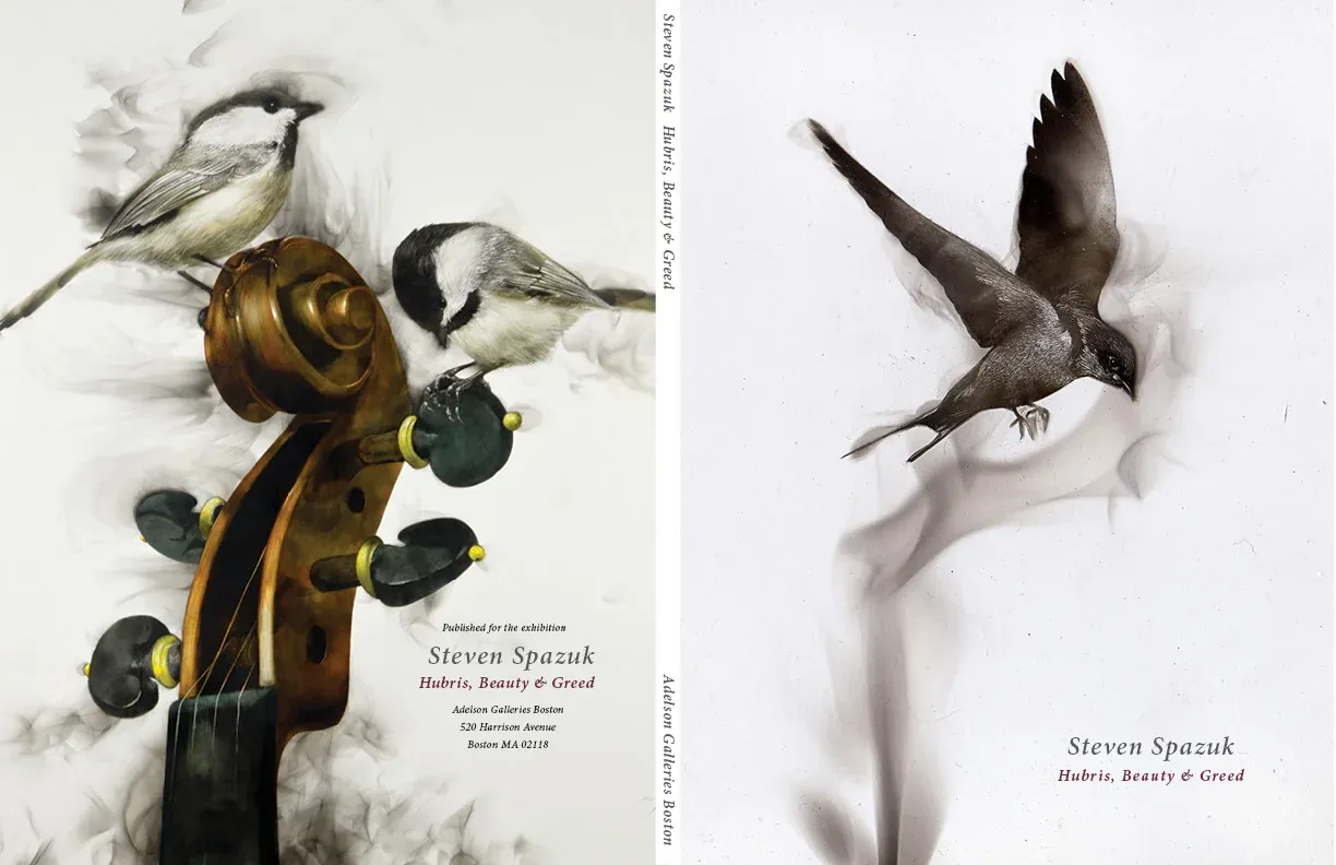 Exhibition catalogue cover spread