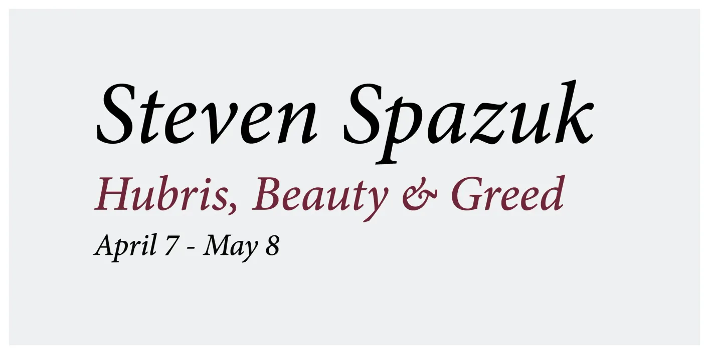 Exhibition title lettering