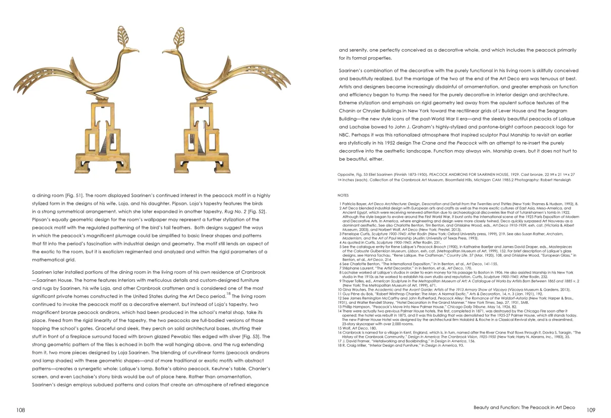 Strut: The Peacock and Beauty in Art exhibition catalogue, pages 108–109