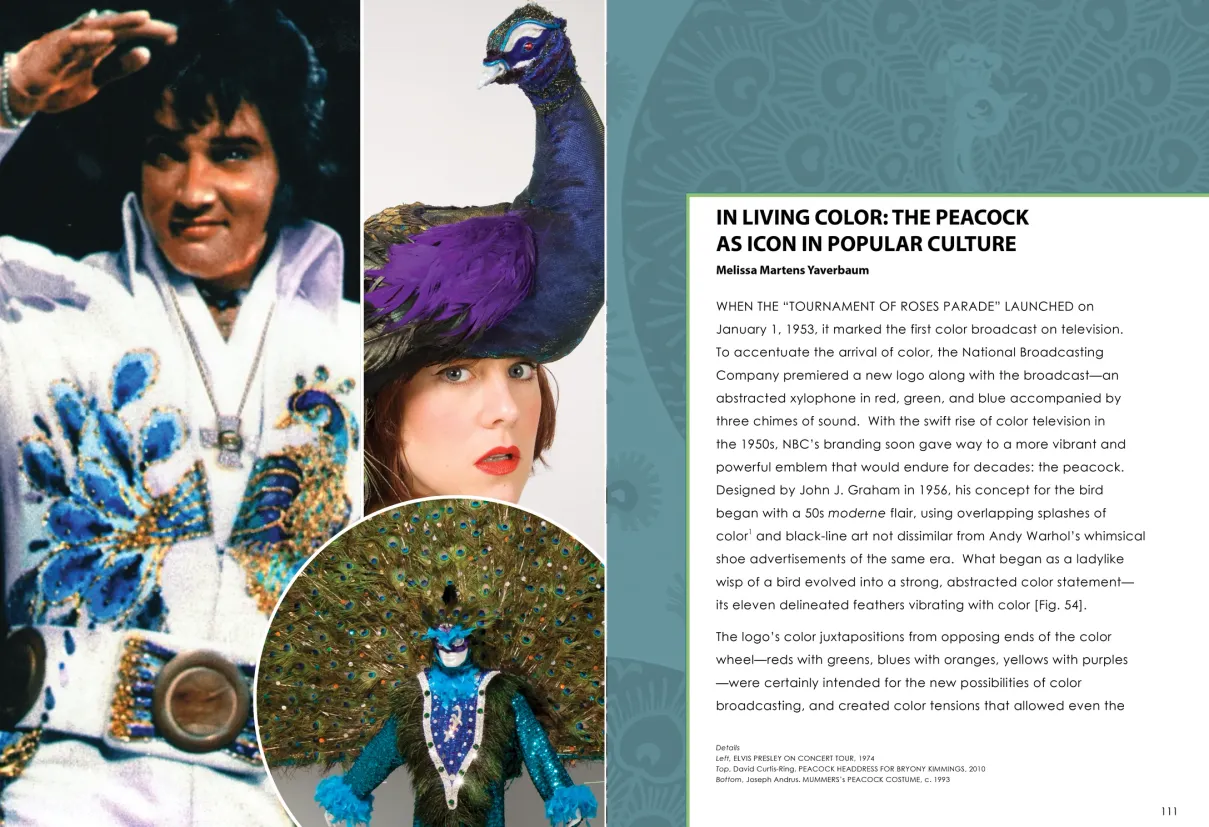 Strut: The Peacock and Beauty in Art exhibition catalogue, pages 110–111
