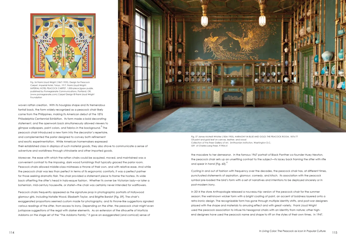Strut: The Peacock and Beauty in Art exhibition catalogue, pages 114–115