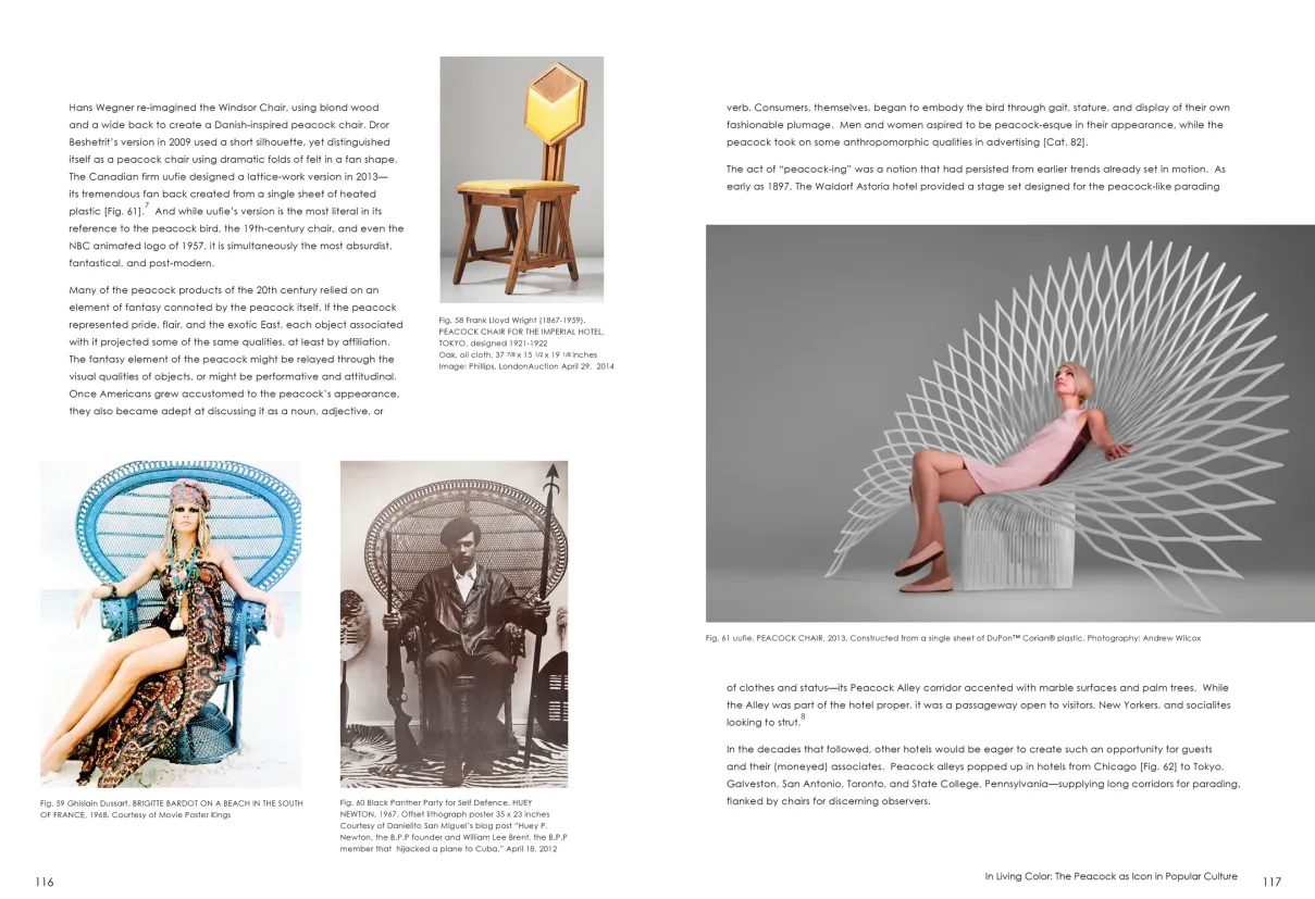 Strut: The Peacock and Beauty in Art exhibition catalogue, pages 116–117