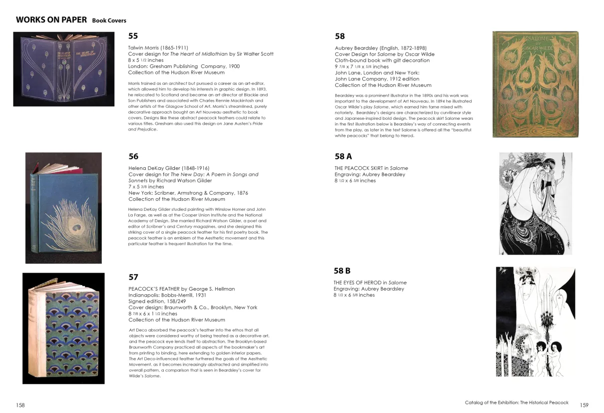 Strut: The Peacock and Beauty in Art exhibition catalogue, pages 158–159