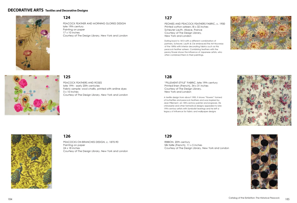 Strut: The Peacock and Beauty in Art exhibition catalogue, pages 184–185