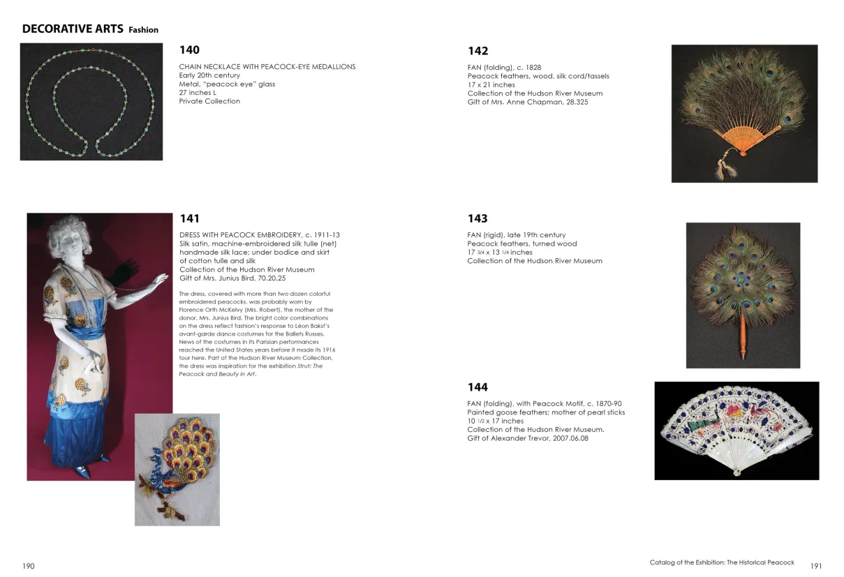 Strut: The Peacock and Beauty in Art exhibition catalogue, pages 190–191